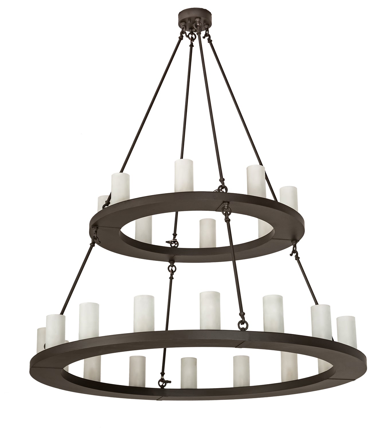 Meyda Tiffany - 197483 - 24 Light Chandelier - Loxley - Oil Rubbed Bronze