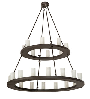 Meyda Tiffany - 197483 - 24 Light Chandelier - Loxley - Oil Rubbed Bronze