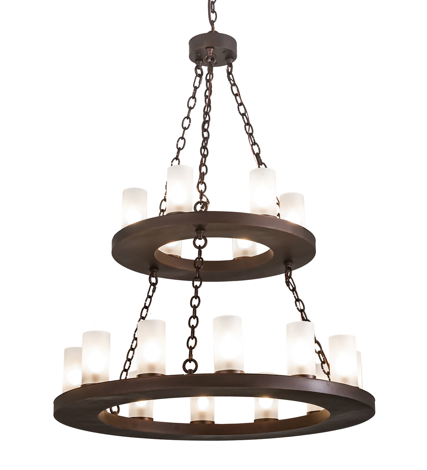 Meyda Tiffany - 197989 - 18 Light Chandelier - Loxley - Mahogany Bronze