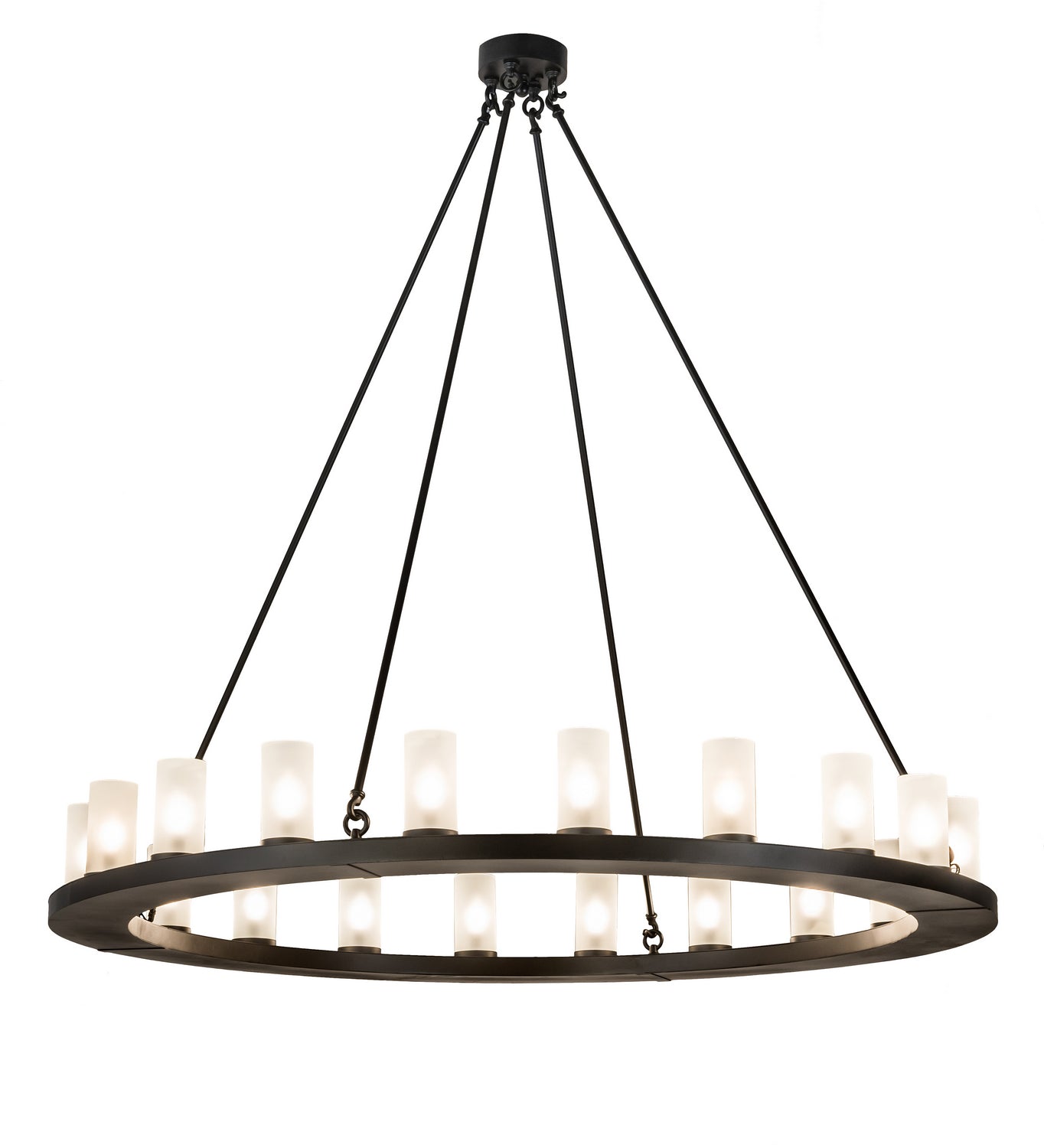 Meyda Tiffany - 199415 - 20 Light Chandelier - Loxley - Blackwash