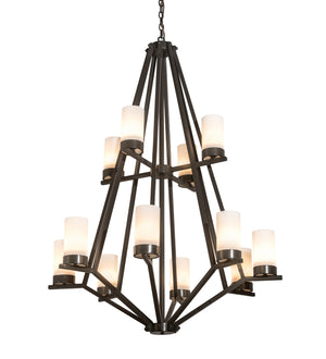 Meyda Tiffany - 200633 - 12 Light Chandelier - Galen - Timeless Bronze