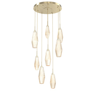 Hammerton Studio - CHB0049-08-HB-RA-C01-L1 - LED Pendant - Aalto - Heritage Brass