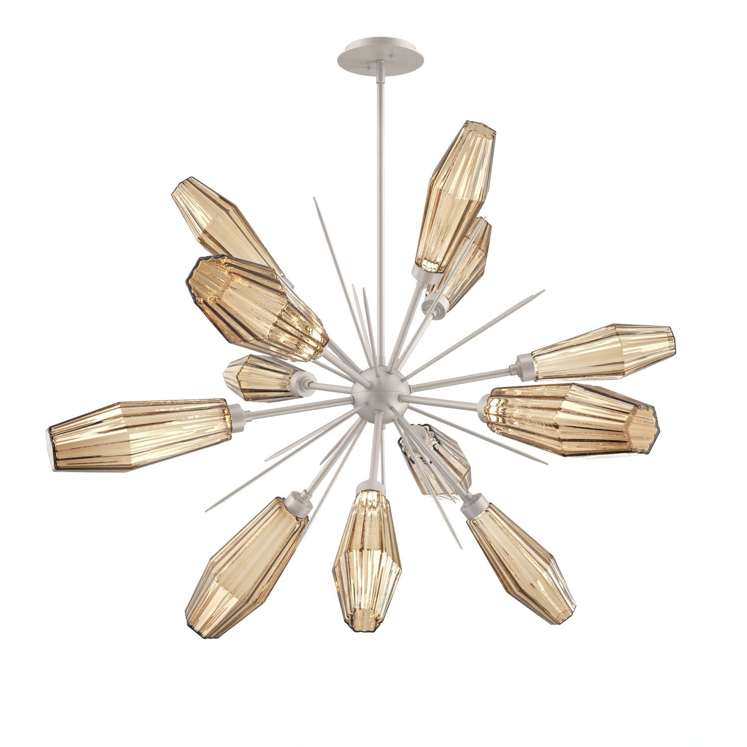 Hammerton Studio - CHB0049-0A-BS-RB-001-L1 - LED Starburst - Aalto - Beige Silver