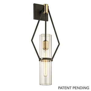 Troy Lighting - B6312-TBZ/BBA - One Light Wall Sconce - Raef - Textured Bronze Brushed Brass