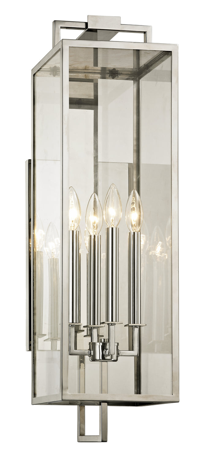 Troy Lighting - B6533-SS - Four Light Wall Lantern - Beckham - Polished Stainless