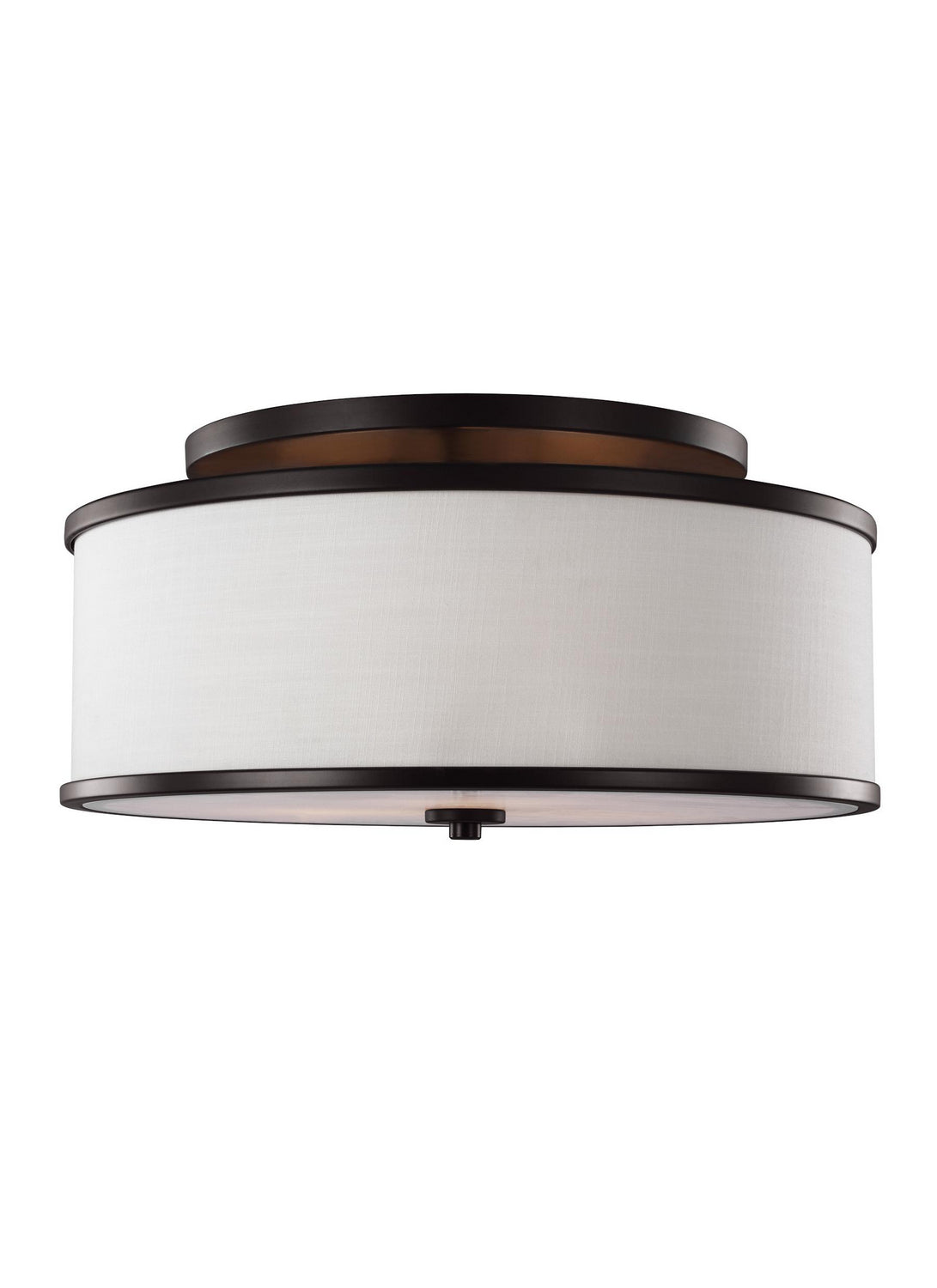 Visual Comfort Studio - SF339ORB - Three Light Semi-Flush Mount - Lennon - Oil Rubbed Bronze