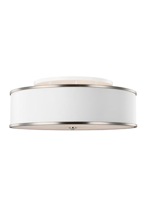 Visual Comfort Studio - SF340SN - Five Light Semi-Flush Mount - Lennon - Satin Nickel