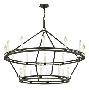 Troy Lighting - F6239-TBK - 20 Light Chandelier - Sutton - Textured Black