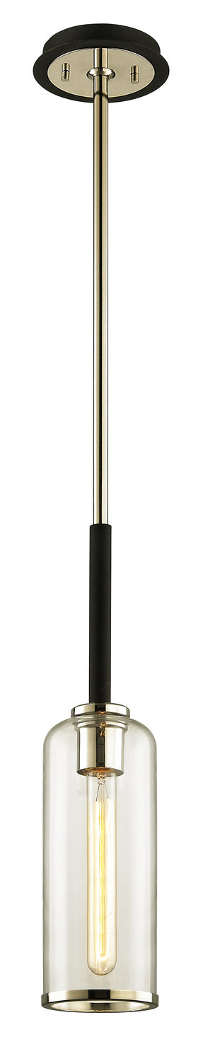 Troy Lighting - F6273-TBK/PN - One Light Pendant - Aeon - Textured Black