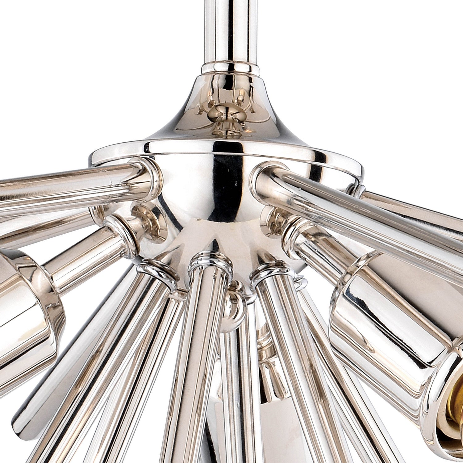 Vaxcel - C0163 - Three Light Semi Flush Mount - Estelle - Polished Nickel