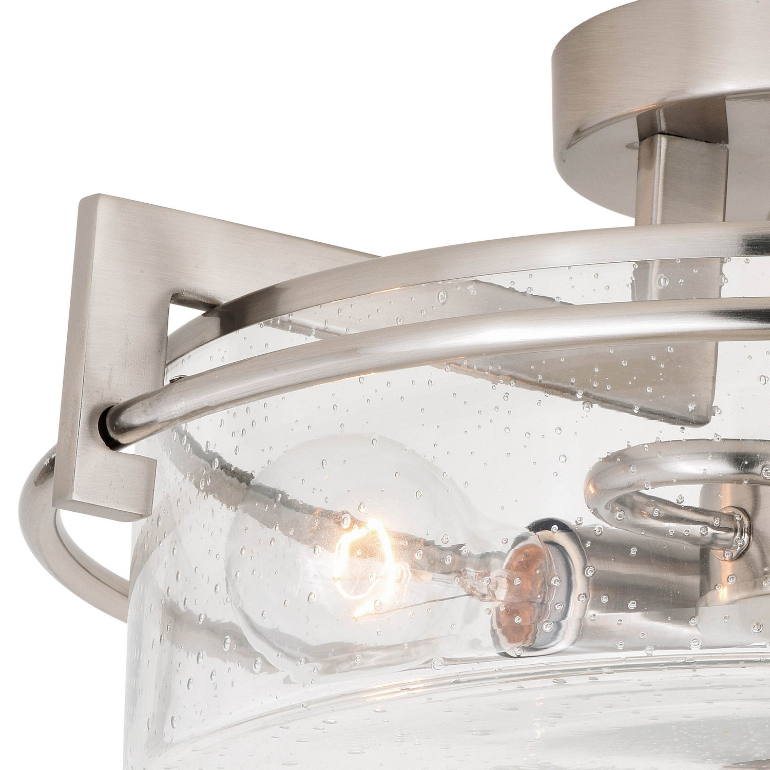 Vaxcel - C0170 - Two Light Pendant - Addison - Satin Nickel