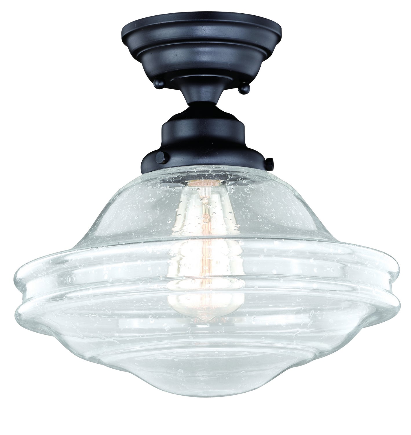 Vaxcel - C0177 - One Light Semi Flush Mount - Huntley - Oil Rubbed Bronze