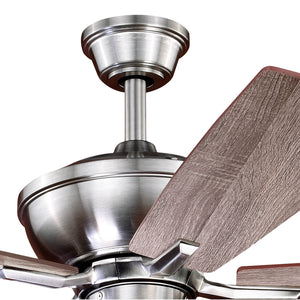 Vaxcel - F0054 - 52"Ceiling Fan - Clybourn - Satin Nickel