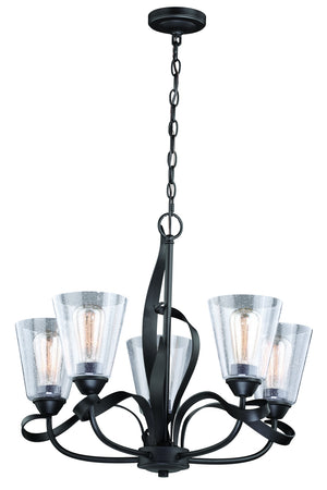 Vaxcel - H0185 - Five Light Chandelier - Cinta - Oil Rubbed Bronze