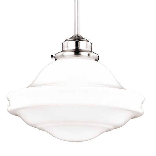 Vaxcel - P0244 - One Light Pendant - Huntley - Satin Nickel