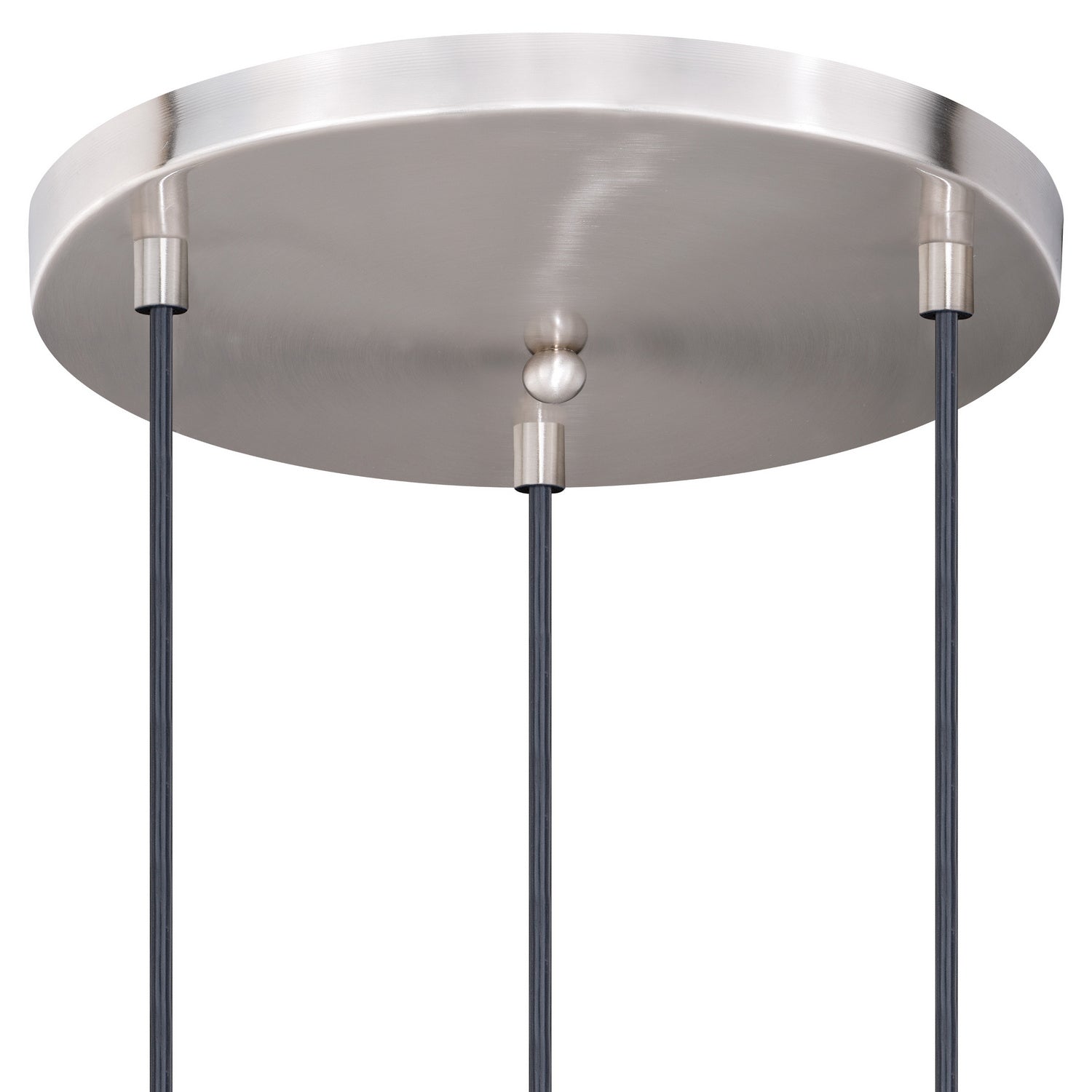 Vaxcel - P0250 - Three Light Mini Pendant - Millie - Satin Nickel and Oil Rubbed Bronze