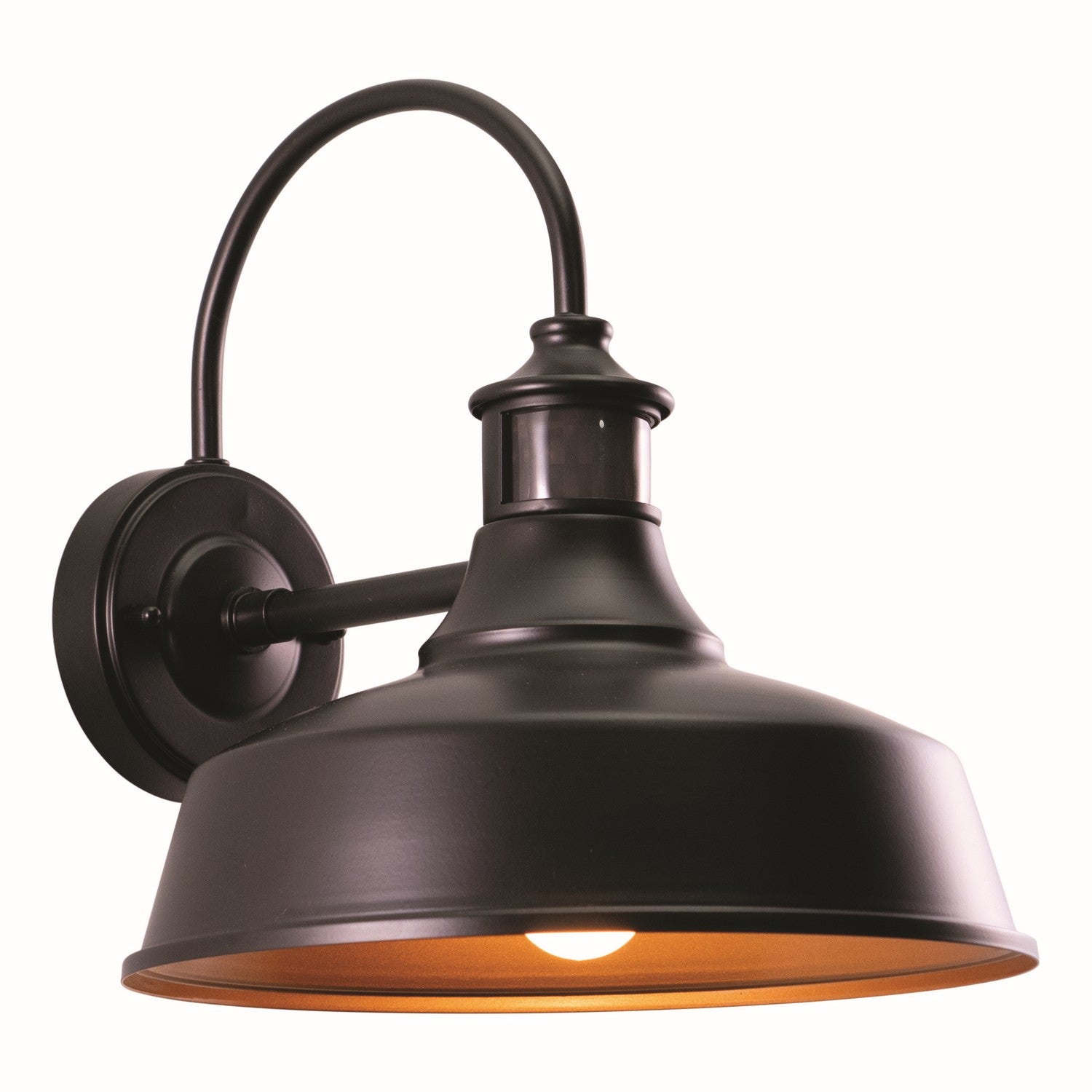 Vaxcel - T0387 - One Light Motion Sensor Outdoor Wall Light - Dorado - Dark Bronze/Light Gold