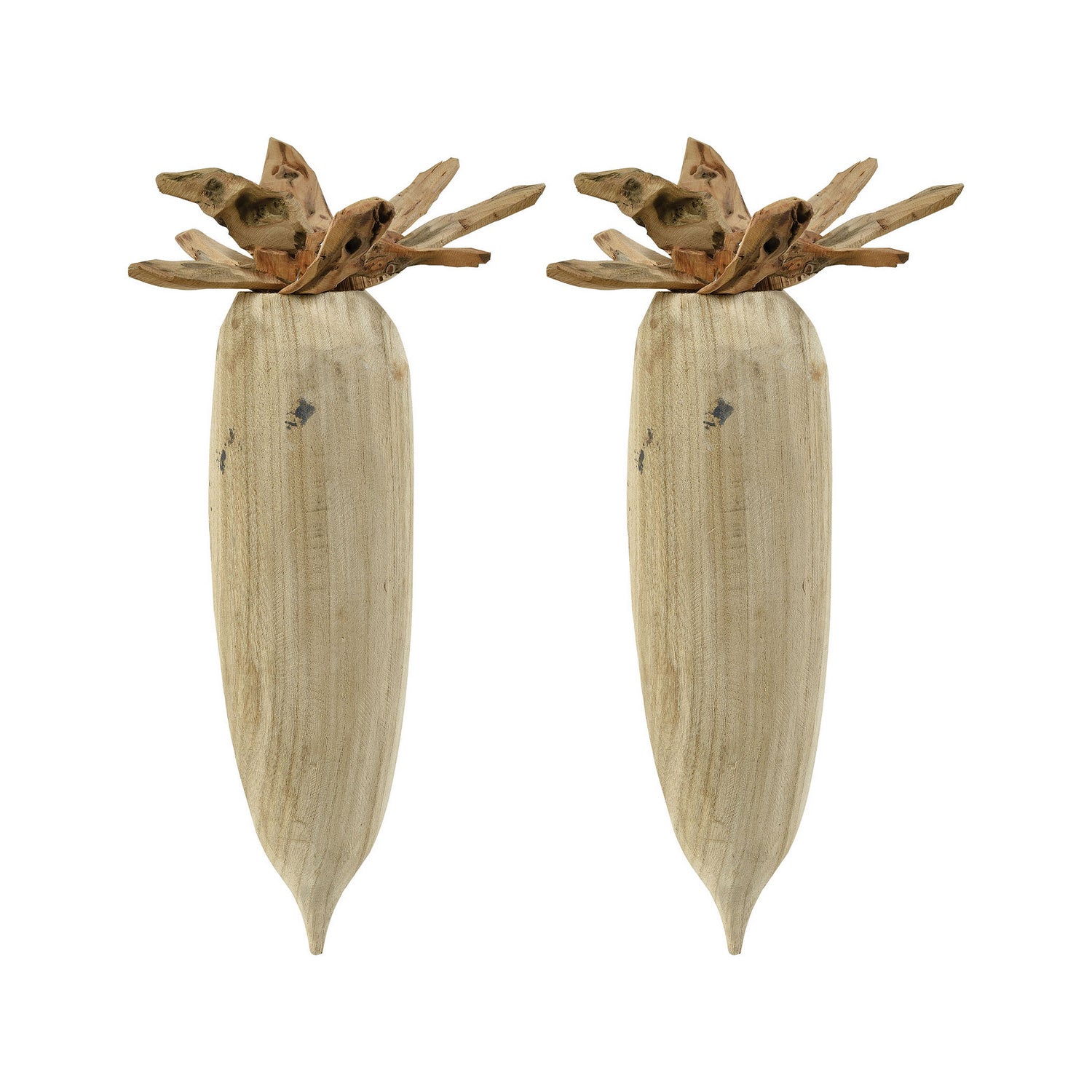 ELK Home - 015410/S2 - Seed Pod (Set of 2) - Pinehurst - Natural