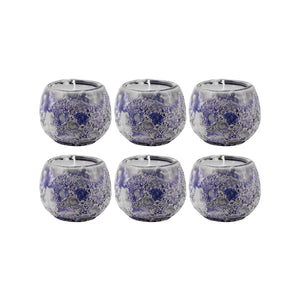 ELK Home - 444562/S6 - Set of 6 Filled Votives - Varanasi - Brown