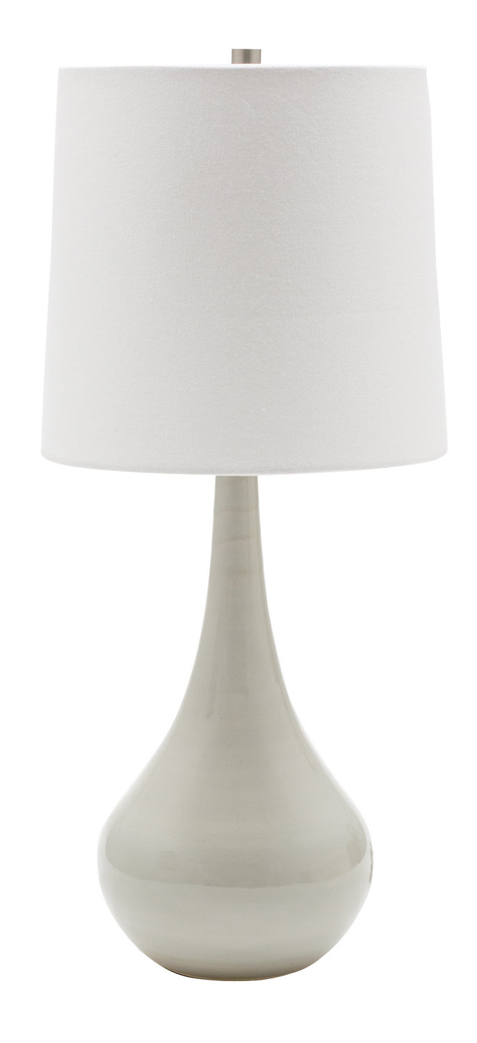 House of Troy - GS180-GG - One Light Table Lamp - Scatchard - Gray Gloss