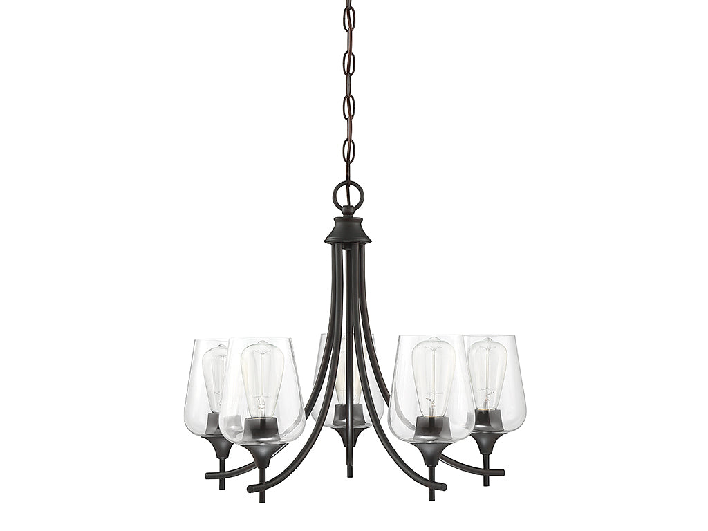 Savoy House - 1-4032-5-13 - Five Light Chandelier - Octave - English Bronze