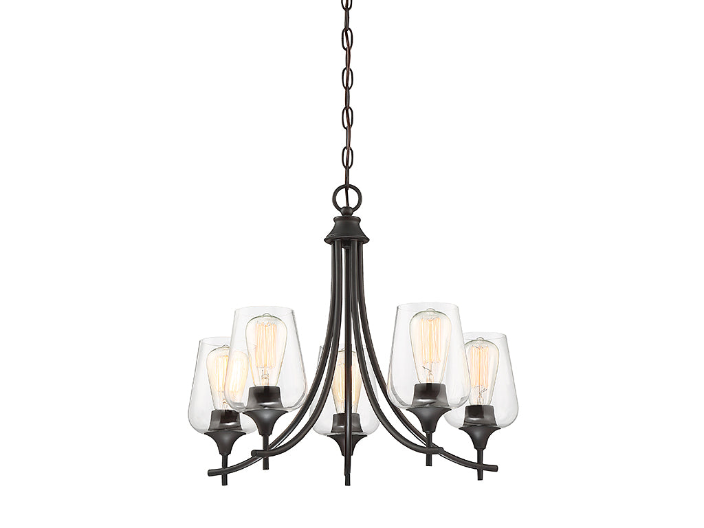 Savoy House - 1-4032-5-13 - Five Light Chandelier - Octave - English Bronze