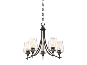 Savoy House - 1-4032-5-13 - Five Light Chandelier - Octave - English Bronze