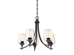 Savoy House - 1-4032-5-13 - Five Light Chandelier - Octave - English Bronze