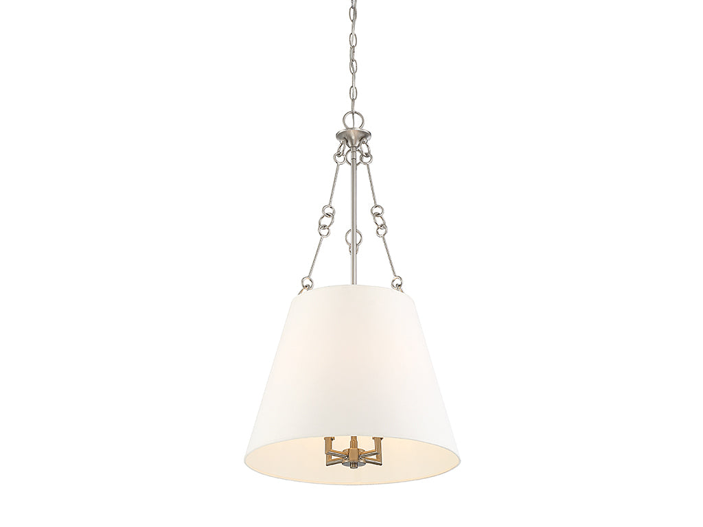 Savoy House - 7-2201-4-SN - Four Light Pendant - Austin - Satin Nickel