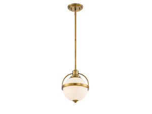 Savoy House - 7-3100-1-322 - One Light Pendant - Westbourne - Warm Brass