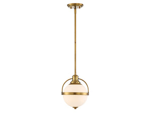 Savoy House - 7-3100-1-322 - One Light Pendant - Westbourne - Warm Brass