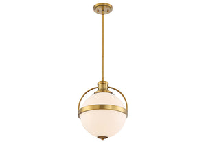 Savoy House - 7-3102-1-322 - One Light Pendant - Westbourne - Warm Brass