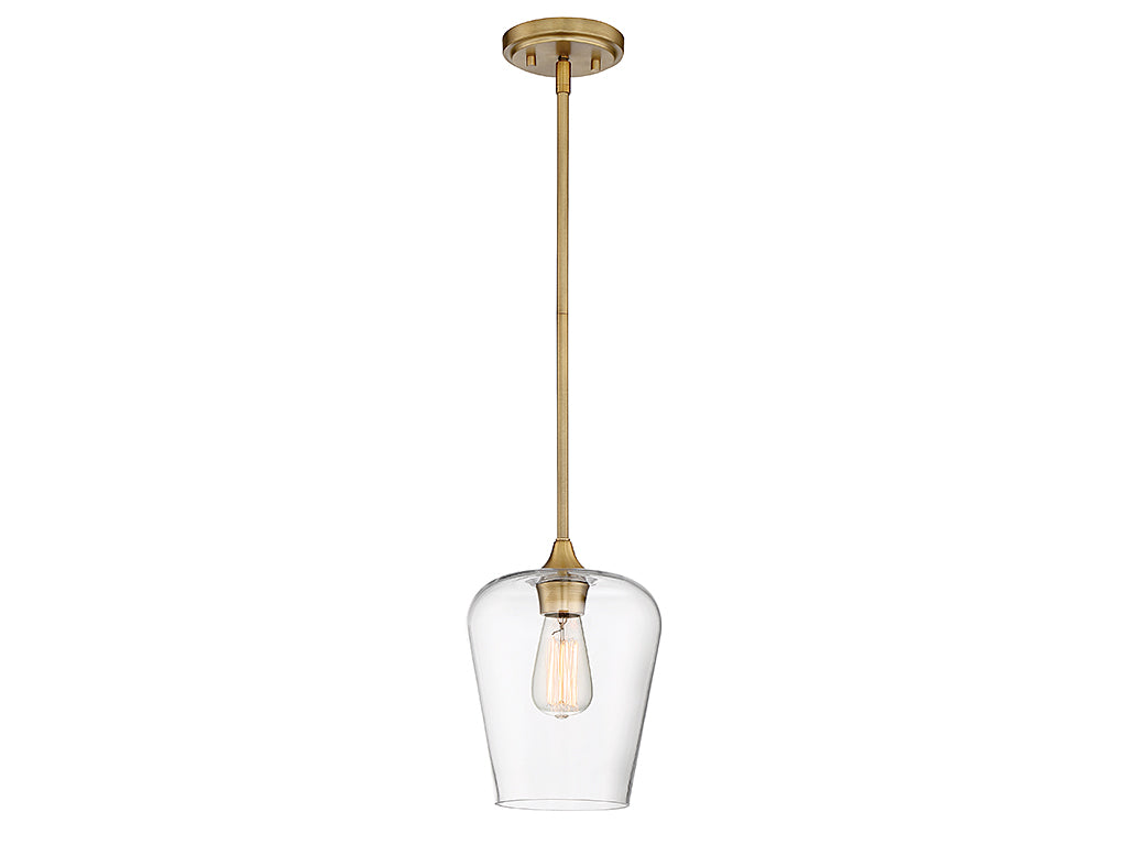 Savoy House - 7-4036-1-322 - One Light Pendant - Octave - Warm Brass