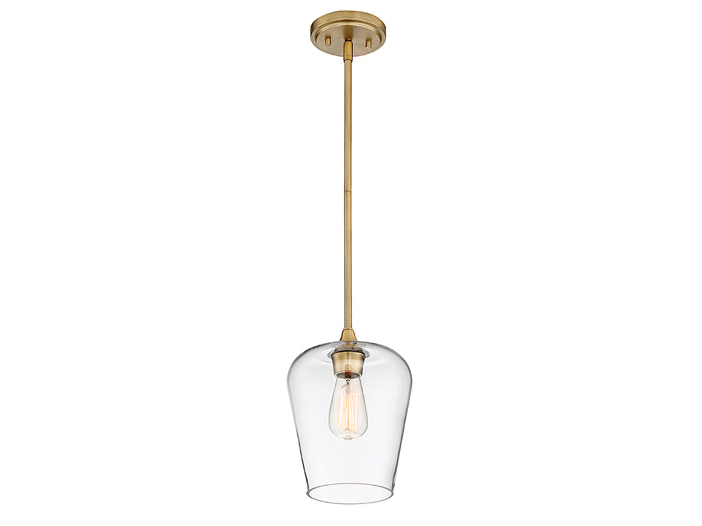 Savoy House - 7-4036-1-322 - One Light Pendant - Octave - Warm Brass