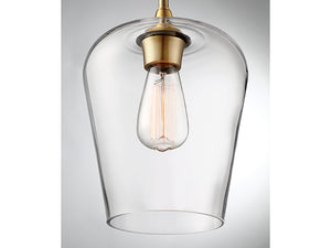 Savoy House - 7-4036-1-322 - One Light Pendant - Octave - Warm Brass