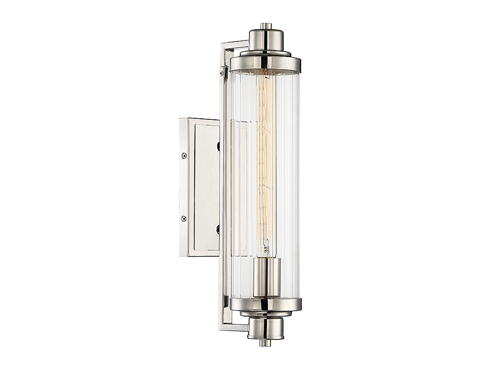 Savoy House - 9-16000-1-109 - One Light Wall Sconce - Pike - Polished Nickel