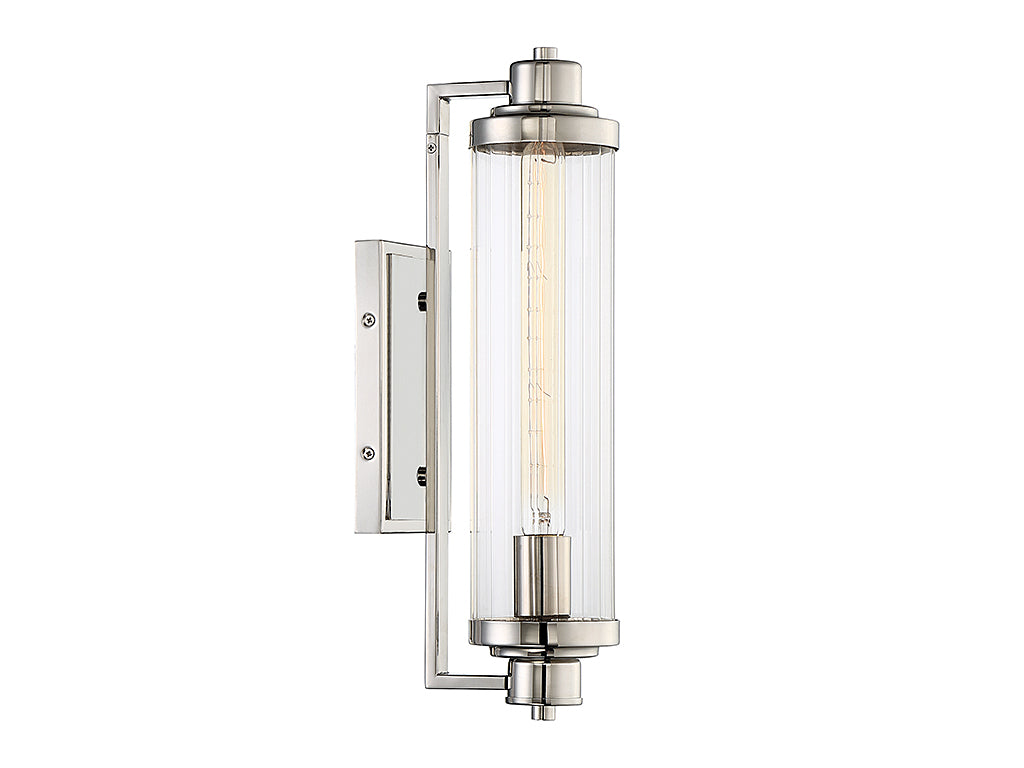 Savoy House - 9-16000-1-109 - One Light Wall Sconce - Pike - Polished Nickel