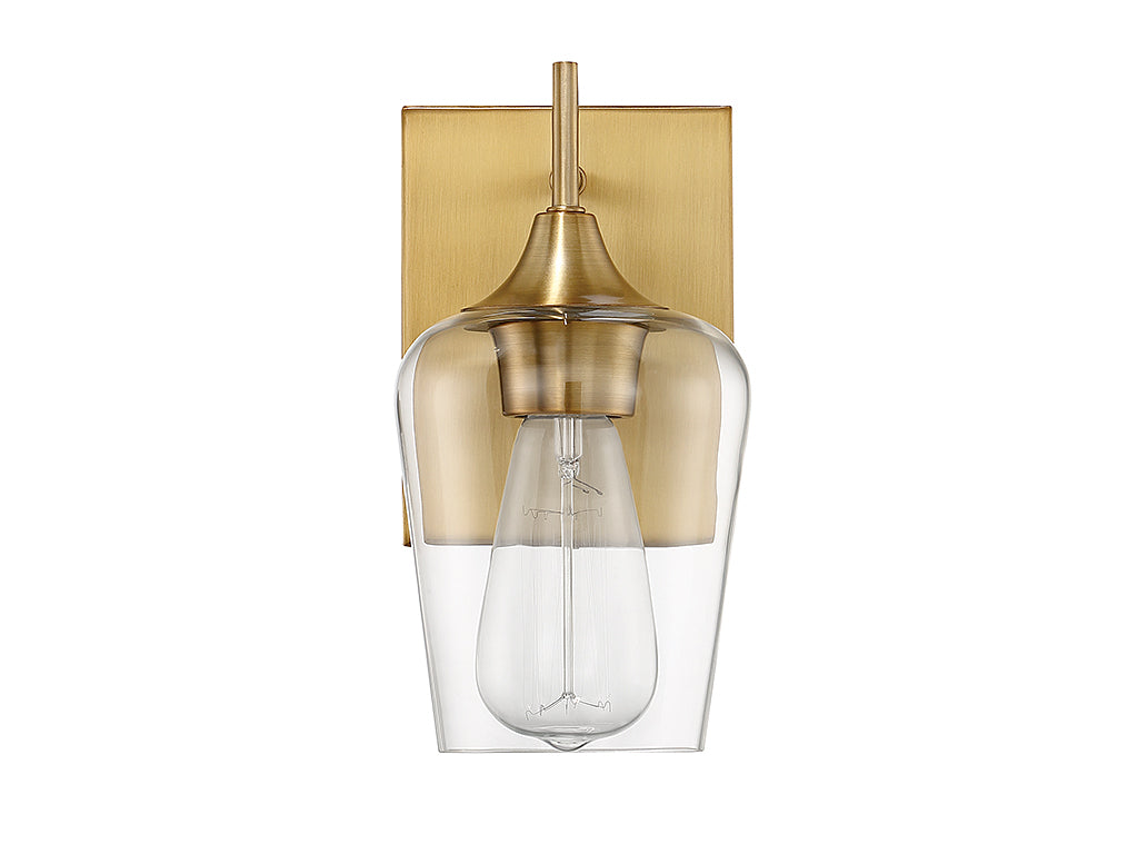 Savoy House - 9-4030-1-322 - One Light Wall Sconce - Octave - Warm Brass