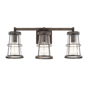 Capital Lighting - 127431NG - Three Light Vanity - Beaufort - Nordic Grey