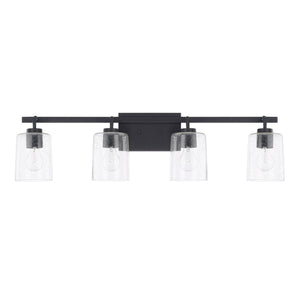 Capital Lighting - 128541MB-449 - Four Light Vanity - Greyson - Matte Black