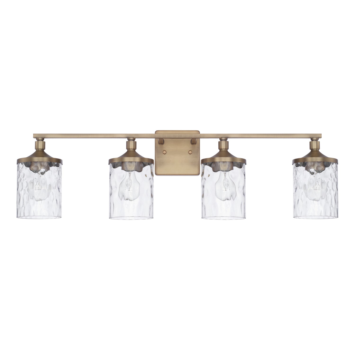 Capital Lighting - 128841AD-451 - Four Light Vanity - Colton - Aged Brass