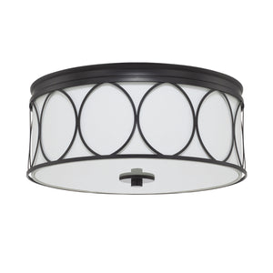 Capital Lighting - 225131MB-683 - Three Light Flush Mount - Rylann - Matte Black
