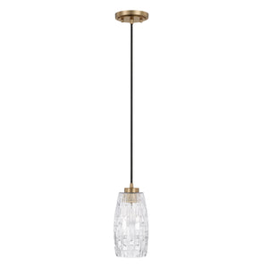 Capital Lighting - 328611AD-450 - One Light Pendant - Casper - Aged Brass