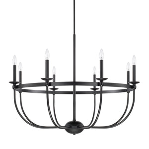 Capital Lighting - 425181MB - Eight Light Chandelier - Rylann - Matte Black