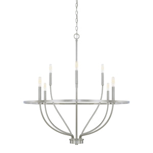 Capital Lighting - 428581BN - Eight Light Chandelier - Greyson - Brushed Nickel