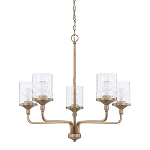Capital Lighting - 428851AD-451 - Five Light Chandelier - Colton - Aged Brass