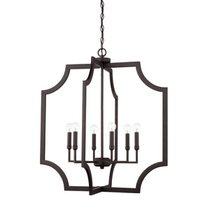 Capital Lighting - 526161BI - Six Light Foyer - Lesley - Black Iron