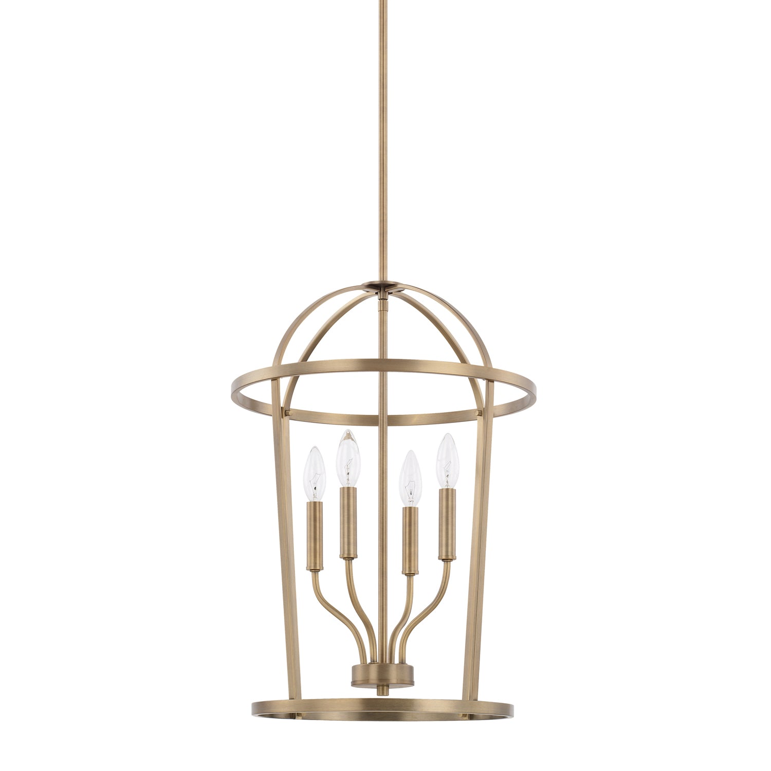 Capital Lighting - 528541AD - Four Light Foyer - Greyson - Aged Brass