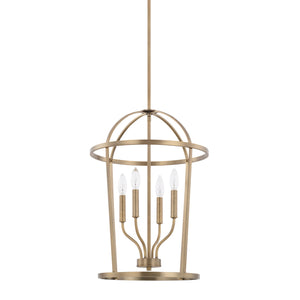 Capital Lighting - 528541AD - Four Light Foyer - Greyson - Aged Brass