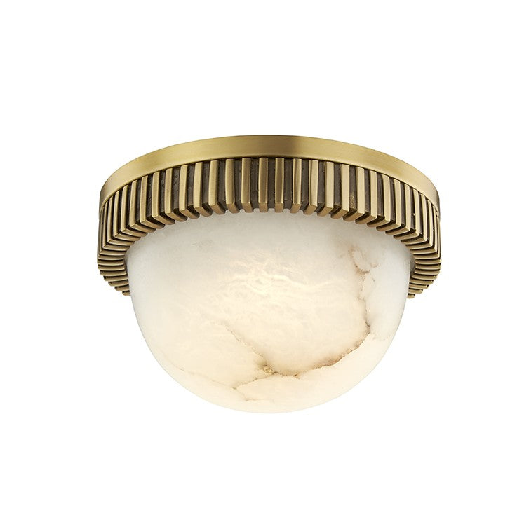 Hudson Valley - 1430-AGB - LED Flush Mount - Ainsley - Aged Brass